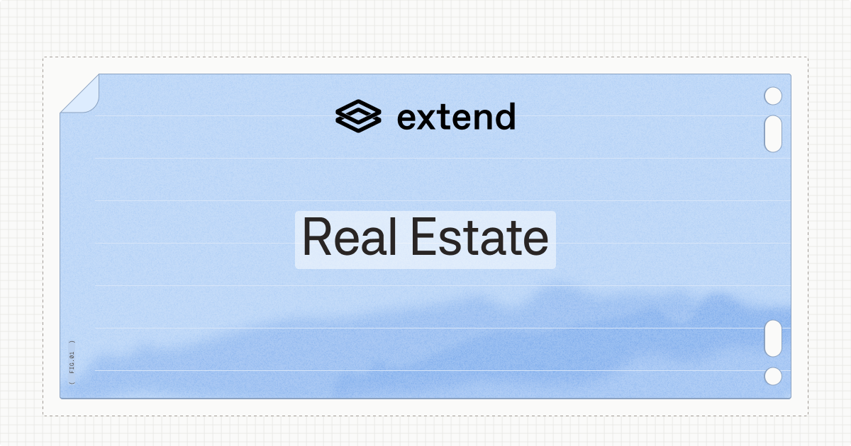 AI Document Processing Real Estate Automation | Extend